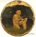 Putto et un petit chien à l’arrière du Berlin Tondo Christianisme Quattrocento Renaissance Masaccio